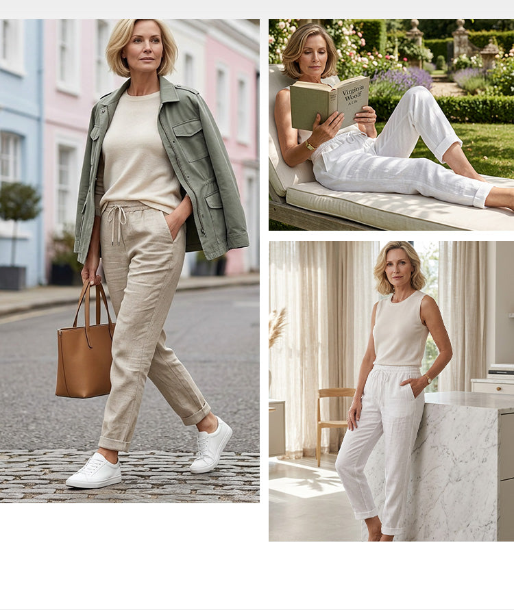 Pantalón Lino Casual