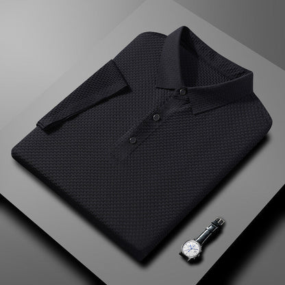 Polo Texturizado de Manga Corta