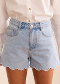 Short Denim Wave