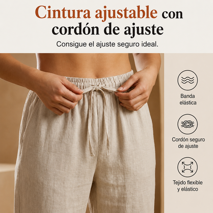Pantalón Capri de Lino