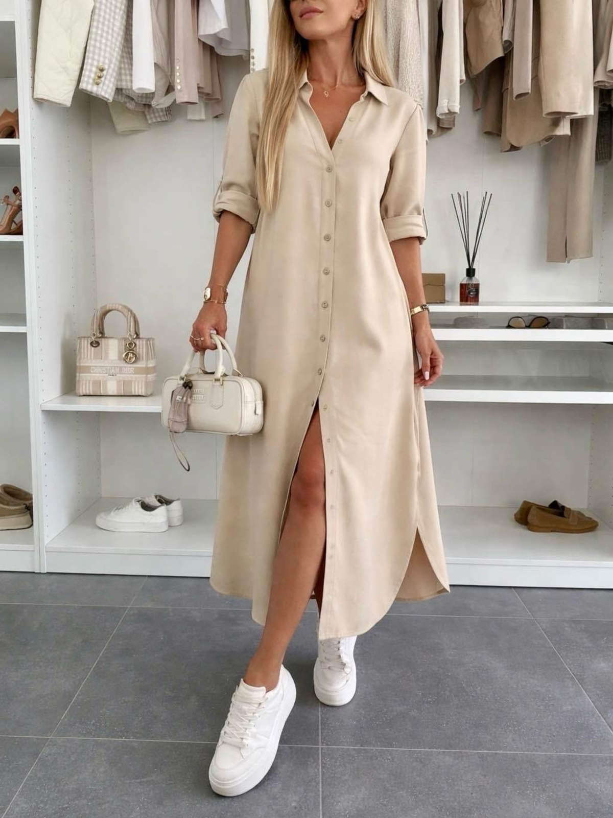 Vestido Camisero oversized