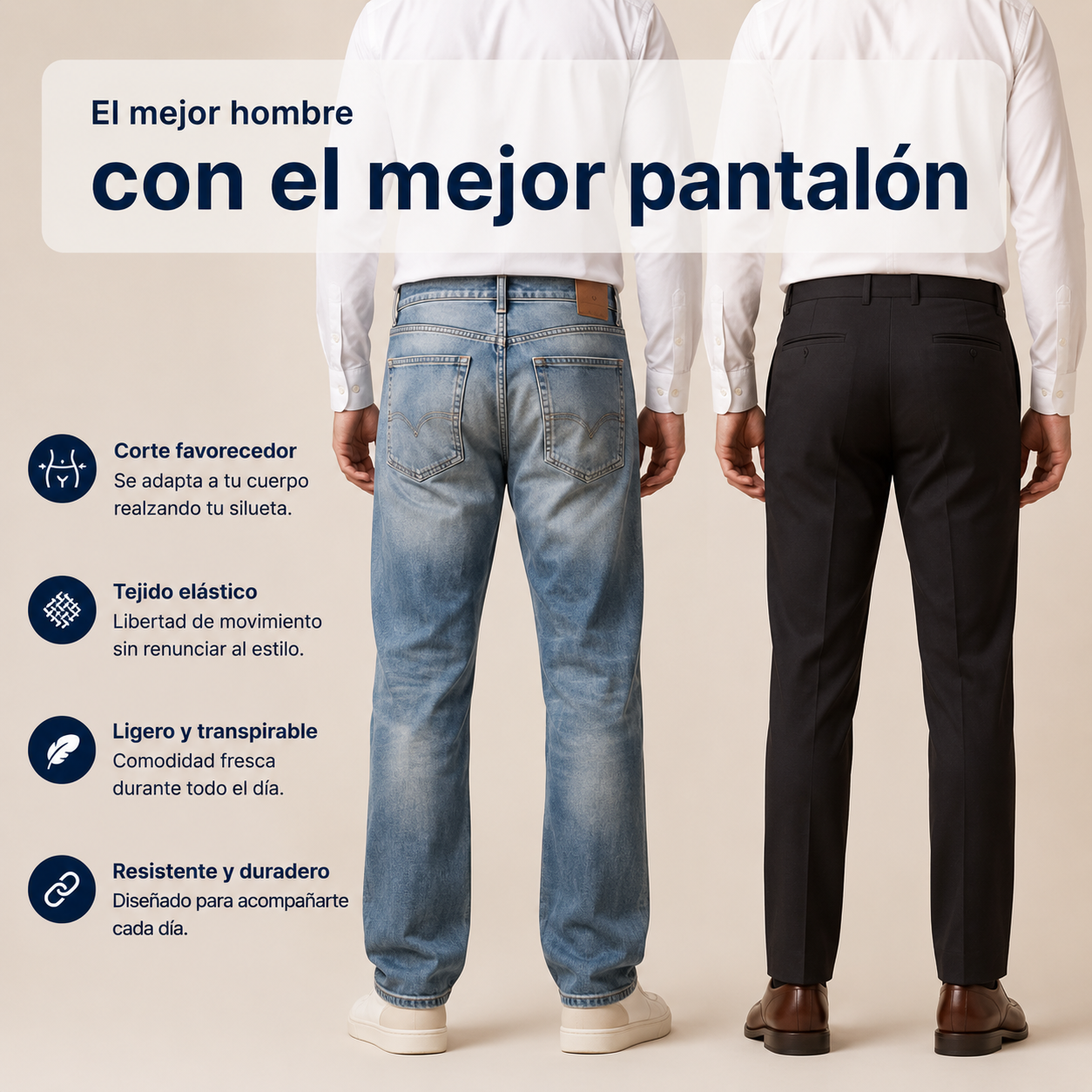 Pantalón Flexible Tailored