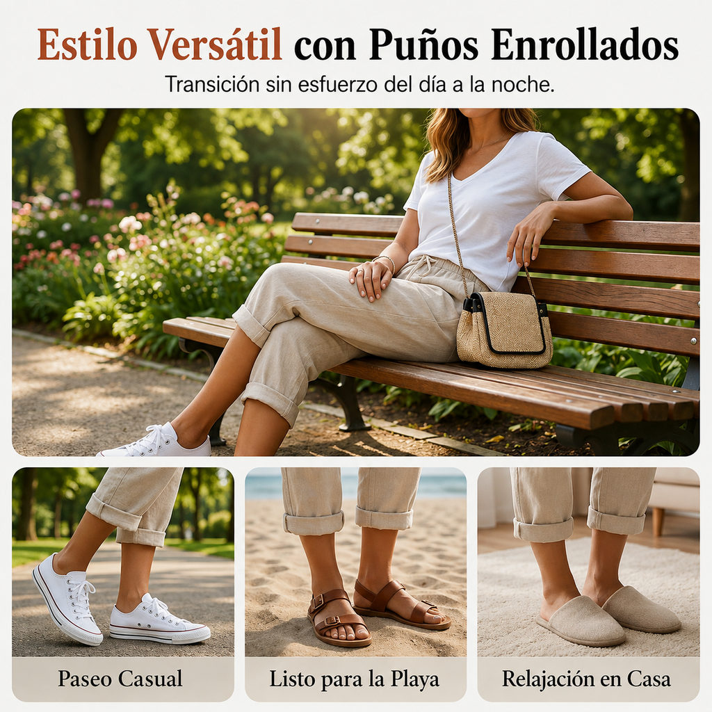 Pantalón Capri de Lino
