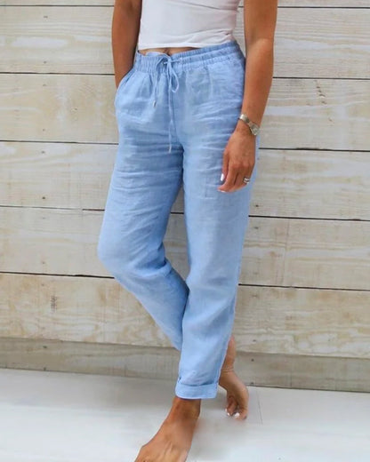 Pantalón Lino Casual