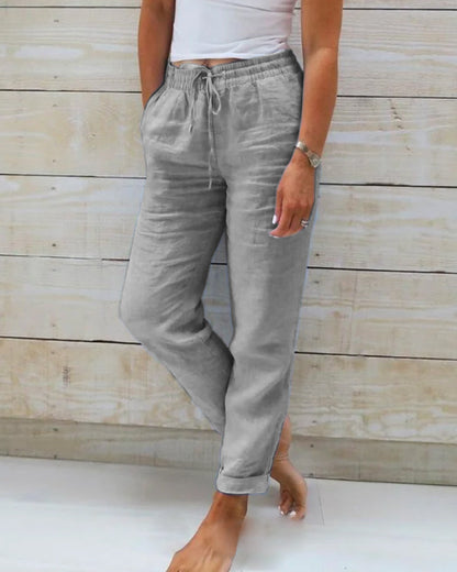 Pantalón Lino Casual