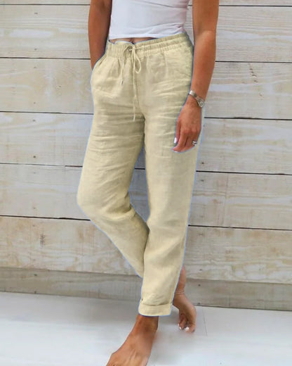 Pantalón Lino Casual