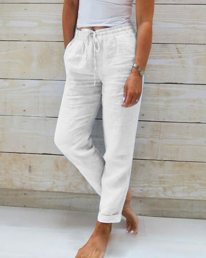 Pantalón Lino Casual