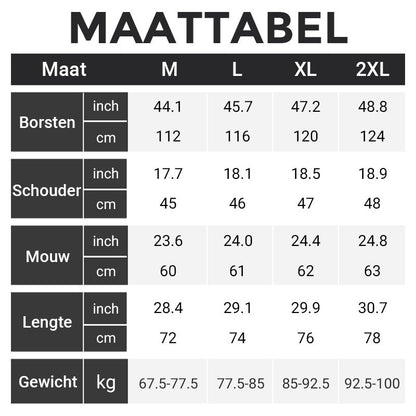 Heren Kreukvrij Stretch Overhemd